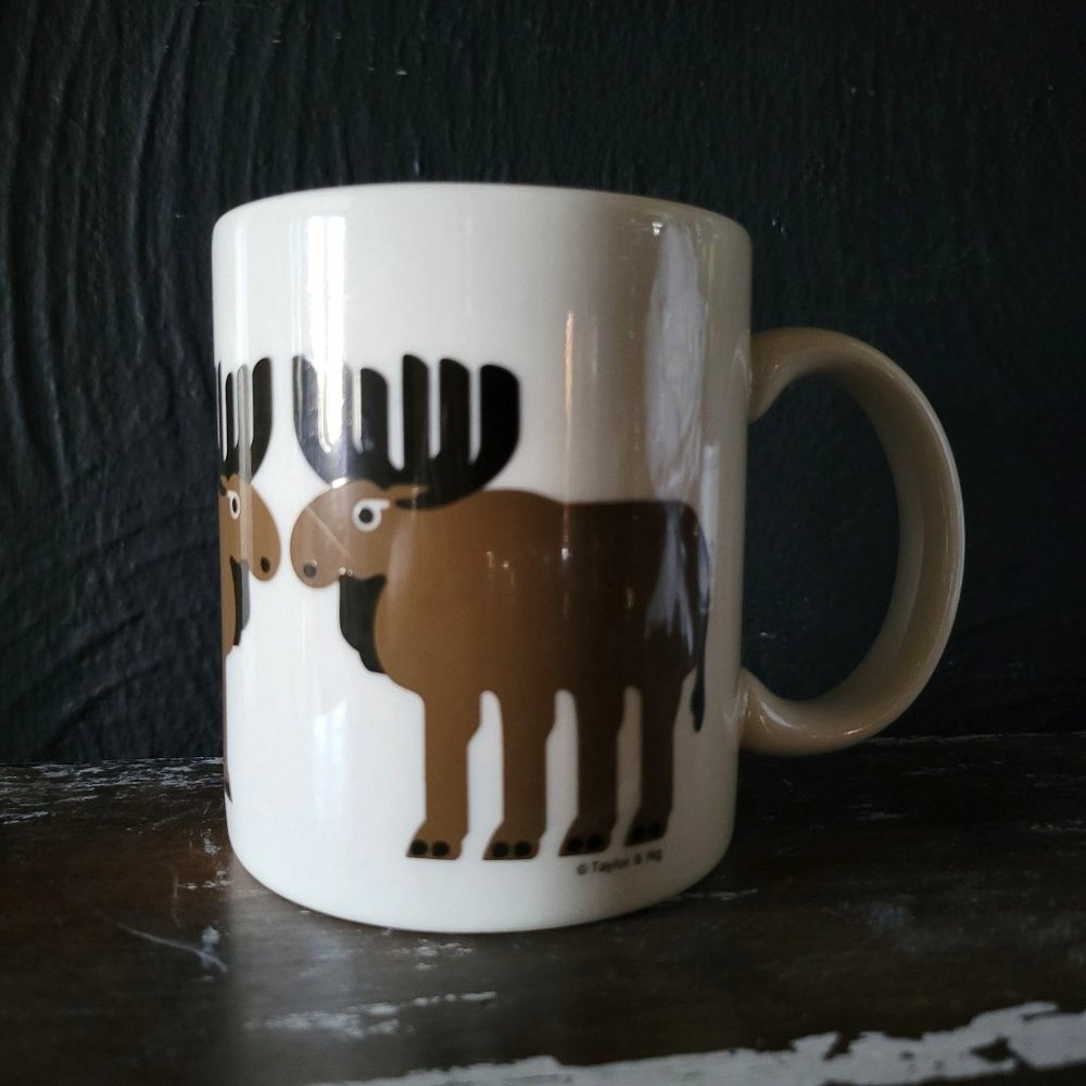 Vintage Taylor & Ng Moose Mug, Vintage Coffee Mug